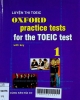 Luyện thi TOEIC - Oxford practice tests for the TOEIC test with key- Tập 1