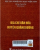 Địa chí văn hóa huyện Quảng Xương