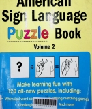 The American sign languade puzzle book - Volume VN1697