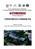 Conferrence Program - The 6th International Conference on Green Technology and Sustainable Development - GTSD2022 (Hybrid Conference)