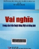 Vai nghĩa trong câu trần thuật tiếng Việt và tiếng Anh