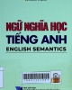 Ngữ nghĩa học Tiếng Anh=English Semantics