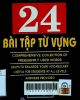 24 bài tập từ vựng