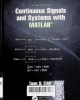 Continuous signals and systems with matlab®