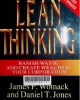 Lean thinking: anish waste and create wealth in your corporation