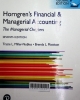 Horngren's financial and managerial accounting: the managerial chapters