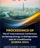 Proceedings of The 8th International conference on Saving Energy in Refrigeration and Air-Conditioning (ICSERA 2024)