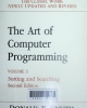 The art of computer programming - Vol. 3: Sorting and Searching