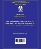 Đánh giá tính chất của bột vỏ chanh dây và khả năng thay thế của bột vỏ chanh dây cho pectin trong sản phẩm mứt củ dền