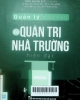 Quản lý đào tạo và quản trị nhà trường hiện đại