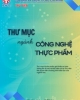 Thư mục ngành Công nghệ thực phẩm